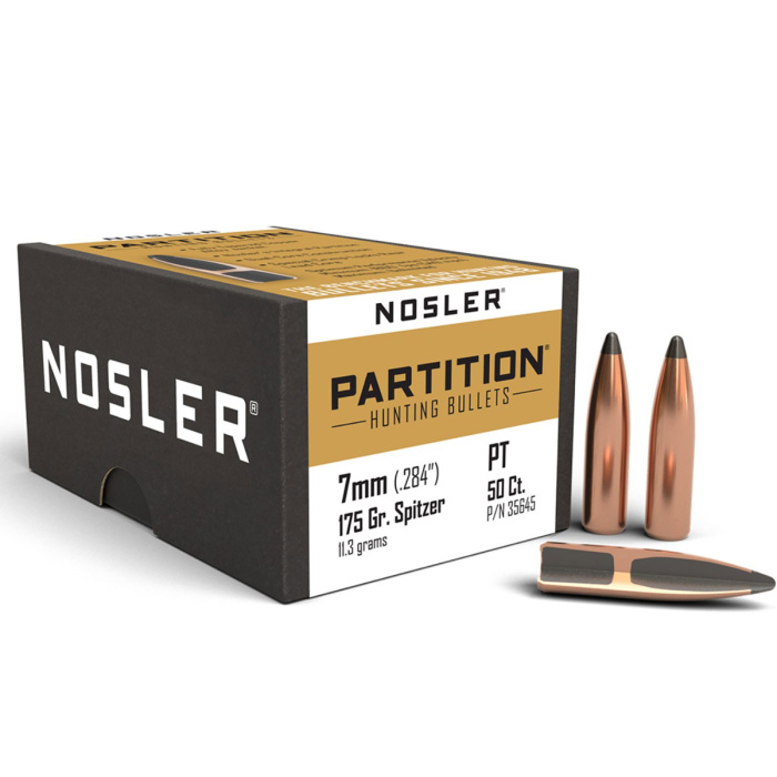 NOSLER Partition Bullets 284" 175gr SP #35645 (50pcs)