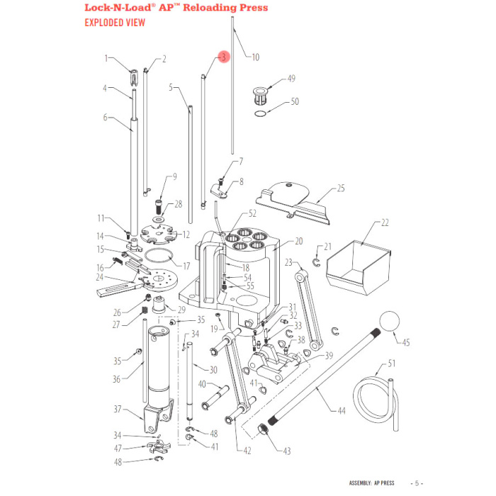 HORNADY 398355 LNL TUBE PRIMER PICKUP, SMALL