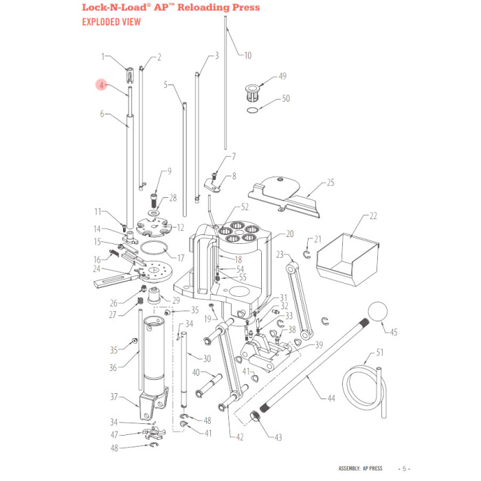 HORNADY 398358 LNL TUBE PRIMER, LARGE