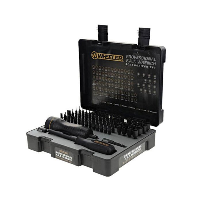 Wheeler 100-Piece F.A.T. Wrench Screwdriver Set Torque Wrench + Gunsmithing Kit 100 pieces #4001004