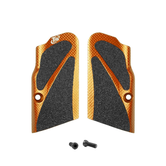 TONI SYSTEM Guancette X3D Corte - Fusto Large per Tanfoglio Arancione