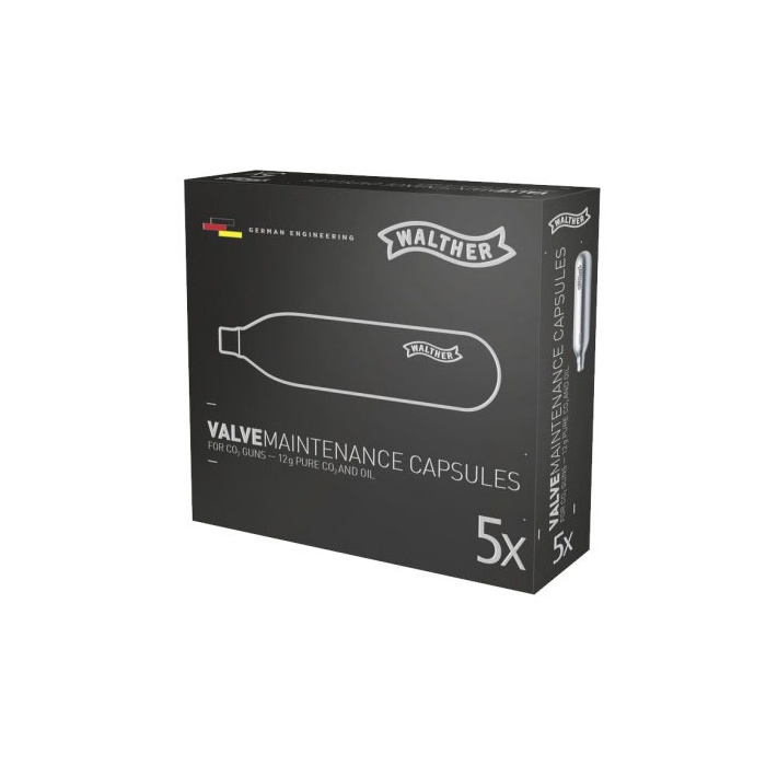 Walther Bomboletta Maintenance Lubrificazione CO2&Oil (5pz)
