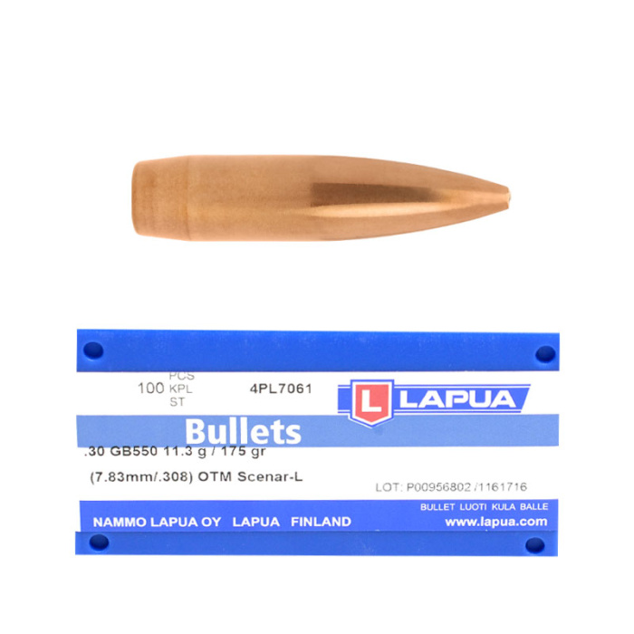 LAPUA Palle Scenar-L OTM GB550 308" 175gr (100pz) #4PL7061