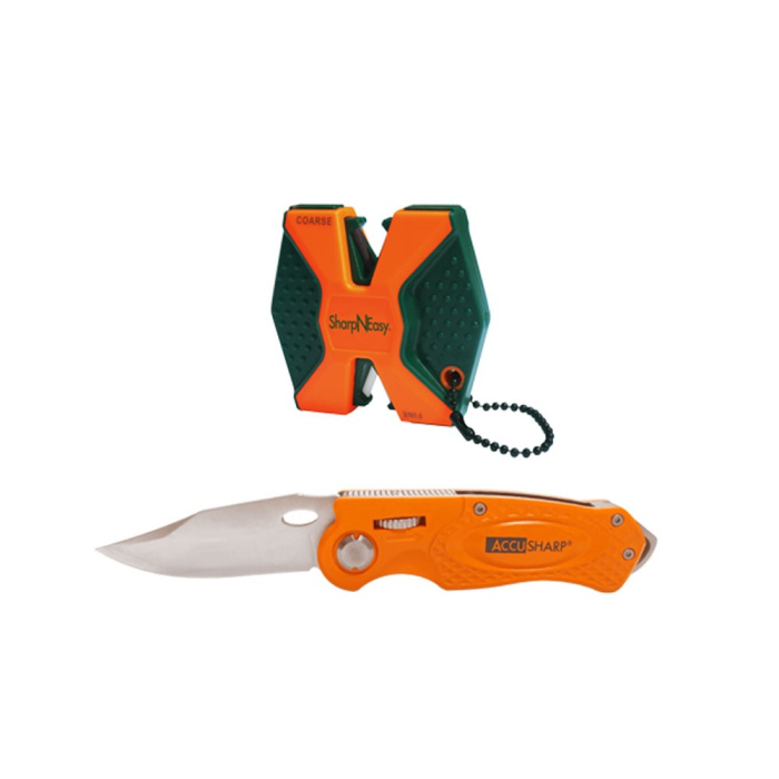 ACCUSHARP 2-Step Knife Sharpener Combo Coltello+Affilatore
