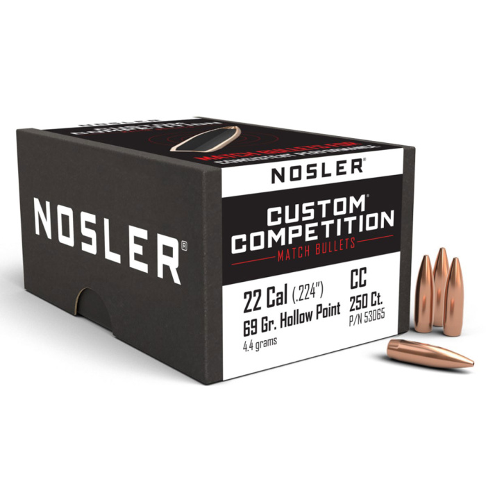 NOSLER Palle Competition 224" 69gr HPBT #53065 (250pz)