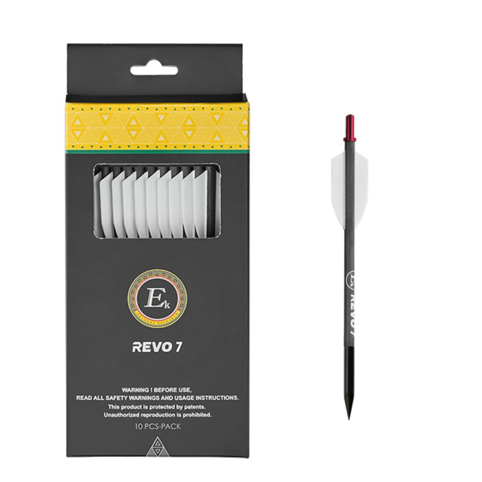 EK Archery Dardi in Carbonio 6.5" per Pistola Balestra REVO 7 (10pz)