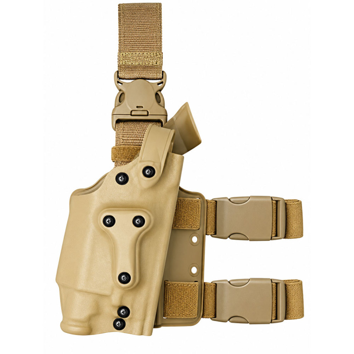 SAFARILAND 6035 Fondina Cosciale SLS Tactical M3X Beretta 92 Coyote Right Hand