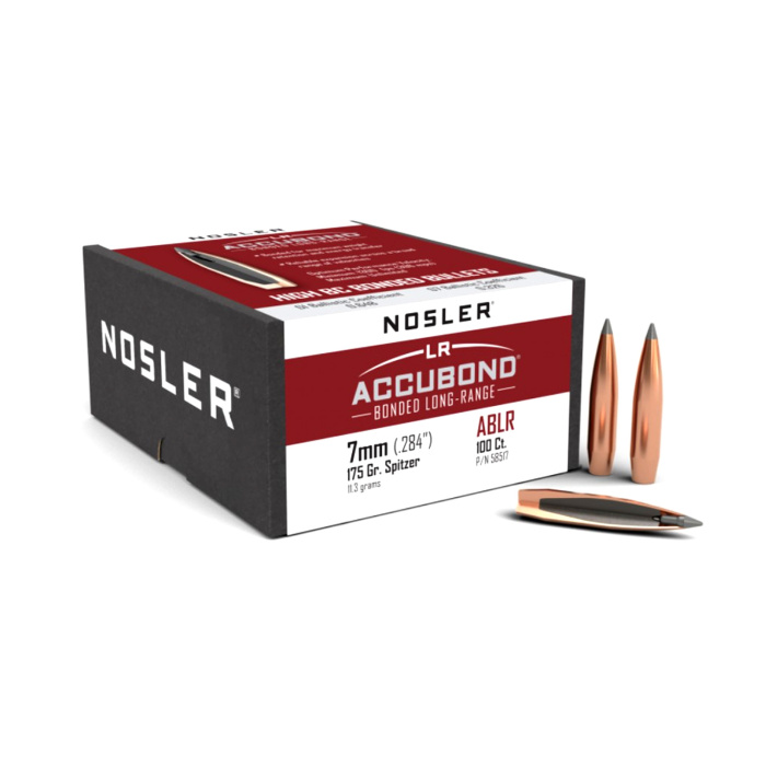 NOSLER Palle AccuBond LR Palla Long-Range 284" 175gr SP #58517 (100pz)