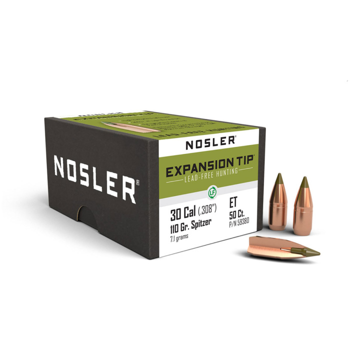 NOSLER Palle E-TIP 308" 110gr SP #59380 (50pz)