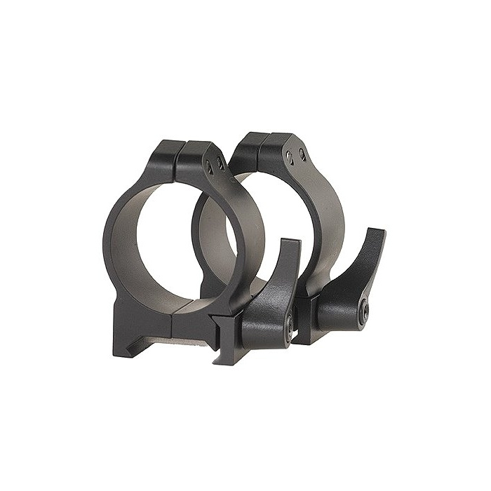 WARNE Maxima Attacco WEAVER Anelli 30mm Bassi con Leva #213LM