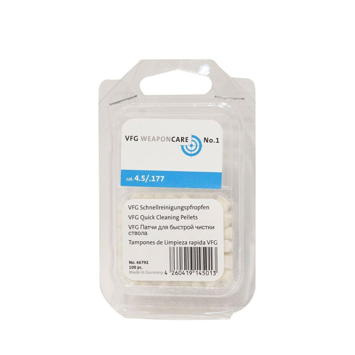 VFG Feltrini Quick Cleaning per Aria Compressa Cal.4,5/.177 (100 pezzi)