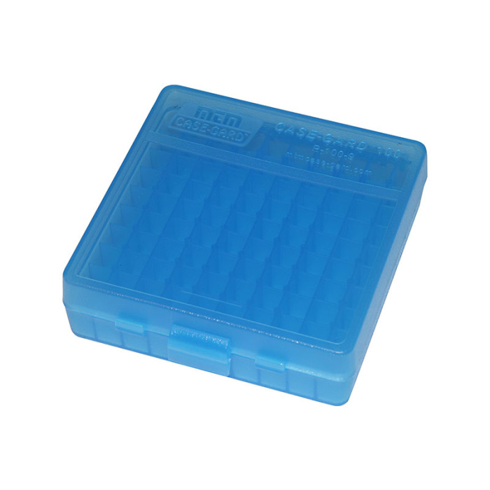 MTM P-100-9 9mm Blu Transparent