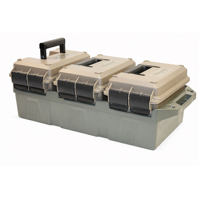 MTM AC3C Cassetta con 3-Can Ammo Crate 50 Cal. Dark Earth