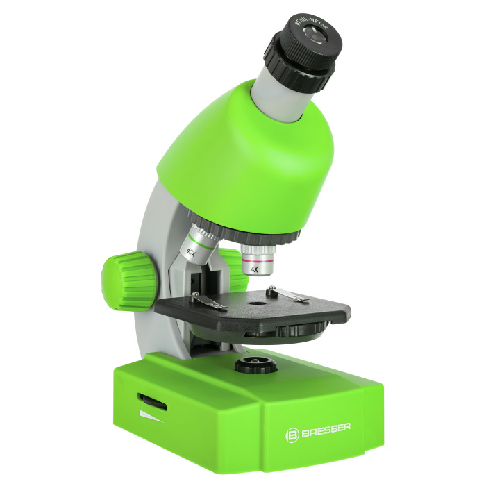 BRESSER Microscopio Junior 40–640x - Verde #70124