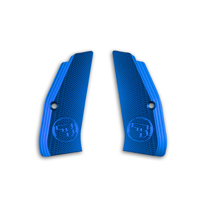 CZ 75 SP-01 Guance Zigrinate Lunghe Blu