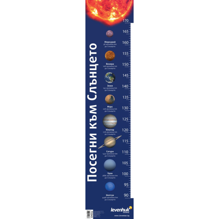 LEVENHUK Diagramma di crescita "Reach for the Sun" (Arriva al Sole) [BG] #72243