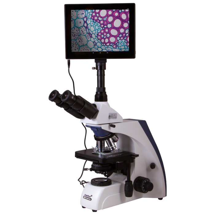 Microscopio trinoculare digitale Levenhuk MED D35T LCD