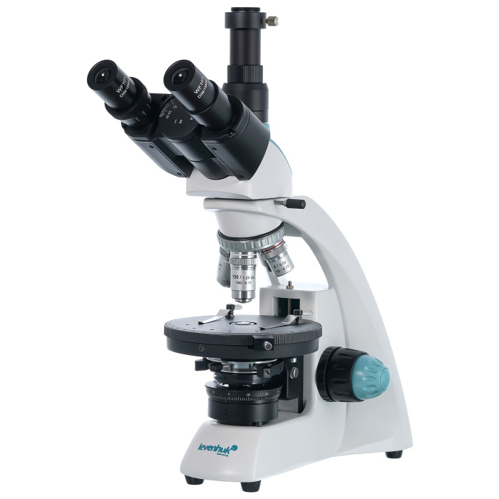 Microscopio trinocular Levenhuk 500T POL