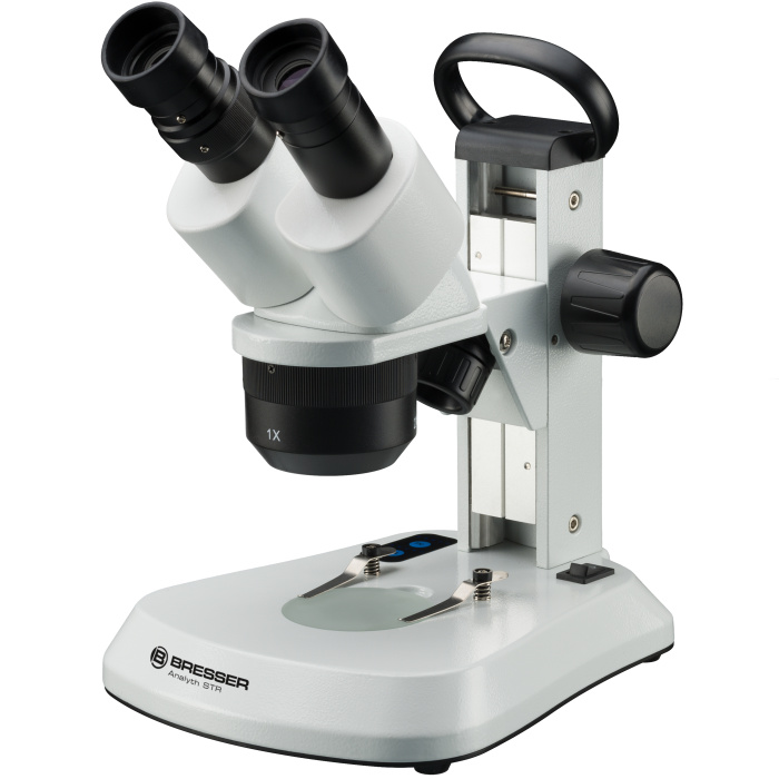 BRESSER Microscopio a luce trasmessa e incidente Analyth STR 10x - 40x #76449