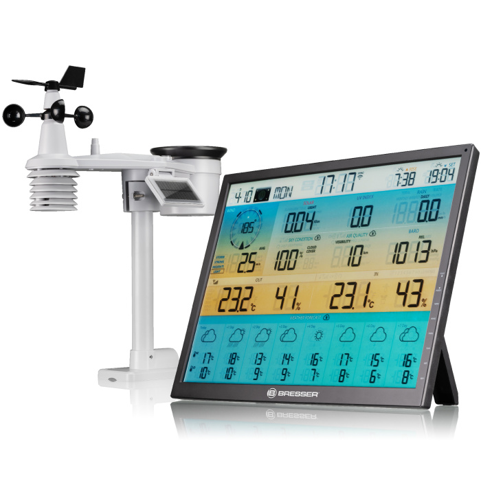 BRESSER Stazione meteo 7-in-1 8 giorni 4CAST Wi-Fi #77561