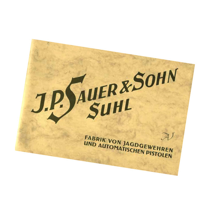 J.P.SAUER & SOHN RISTAMPA CATALOGO 1924