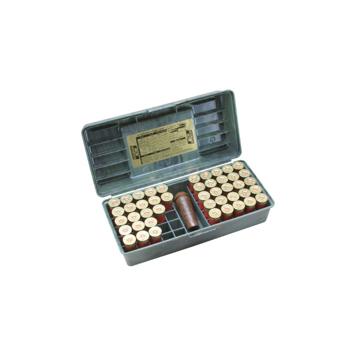 MTM SF-50 Flip Top Ammo Cassetta Porta Cartucce con Manico Canna Liscia 50 posti