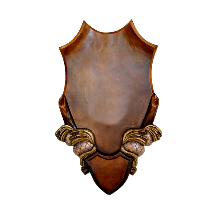 Porta Trofeo Scudetto in Legno Colorato  Ludwig 50x38cm