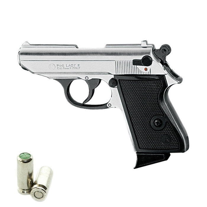 KIMAR PPK Lady-K Blank Firing Pistol Cal.8 Top Firing Steel