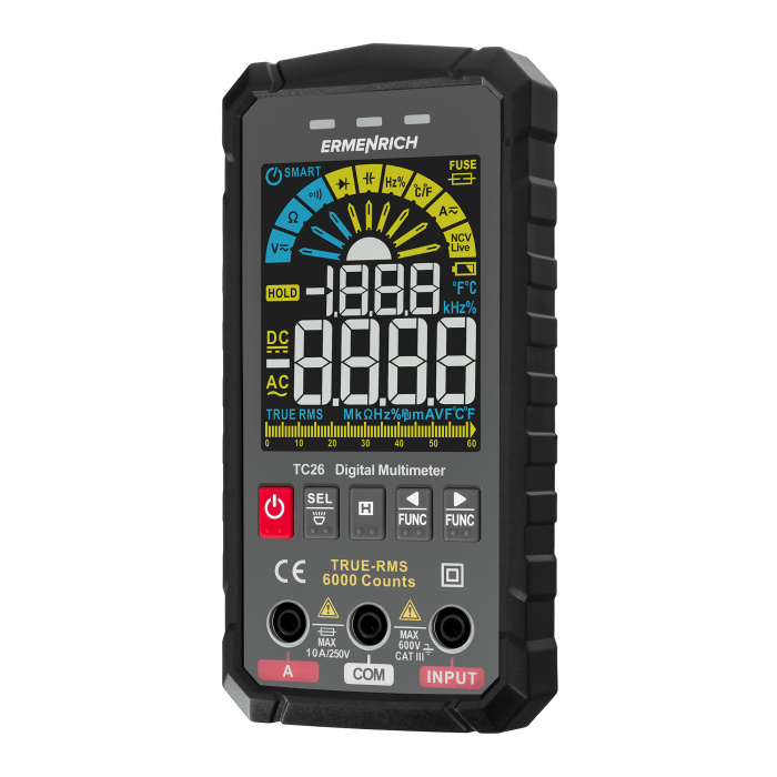 ERMENRICH Multimetro digitale Zing TC26 #82987