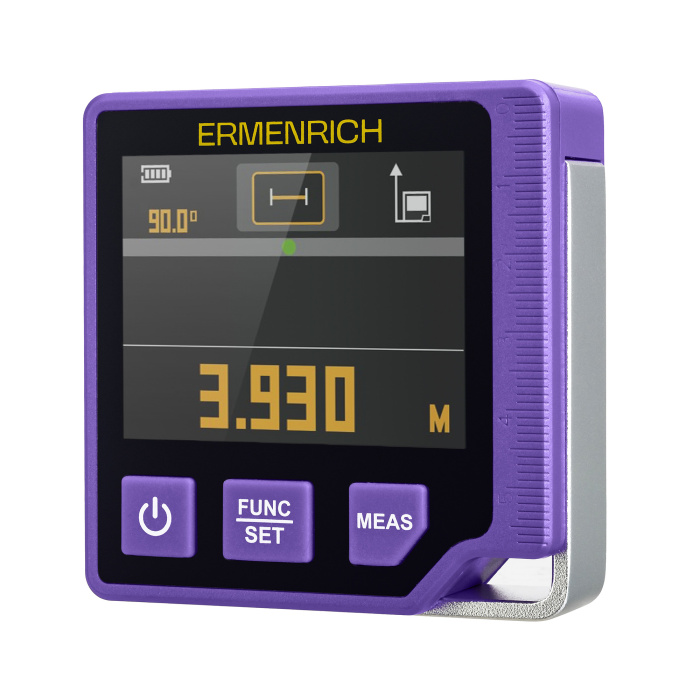 ERMENRICH Livella digitale con misuratore laser 3 in 1 Verk LQ60 #86260