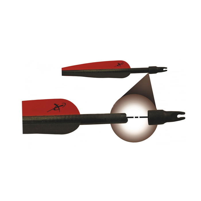 CARBON EXPRESS Crossbolt Fletching Nock Cocca Dardo <-> Freccia