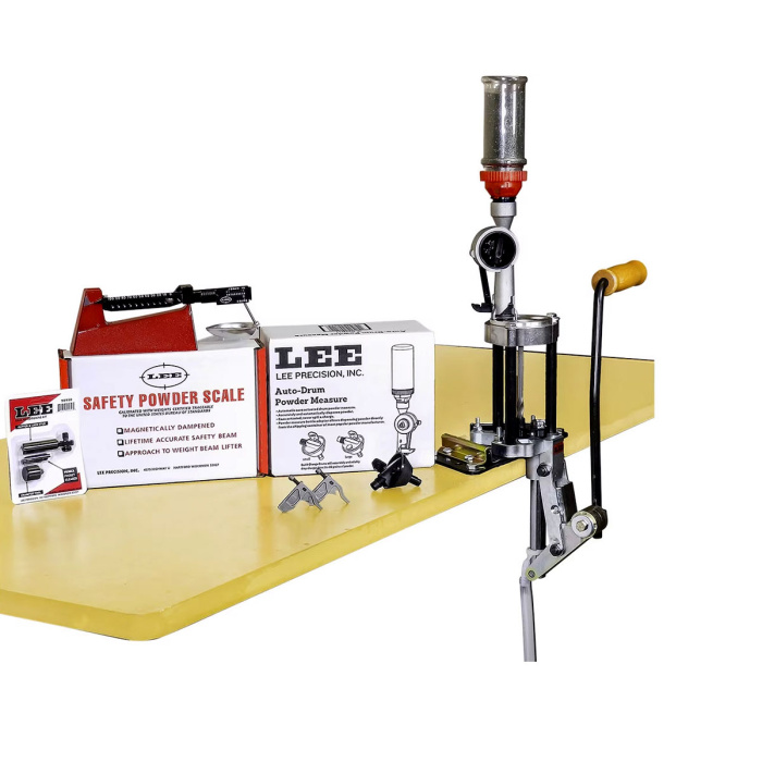 LEE Pressa Turret with 4 stations with Auto Index Value Kit Accessories #90928