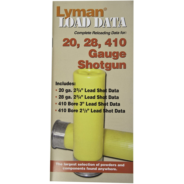 LYMAN Lade-Daten für .20, .28, .410 Kaliber Schrotflinte #9780002