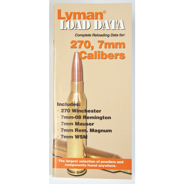 LYMAN Load Data for 7mm, .270 Calibers #9780012