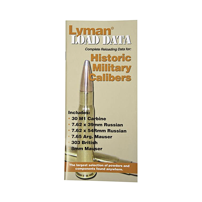 LYMAN Load Data Historische Militärkaliber #9780016