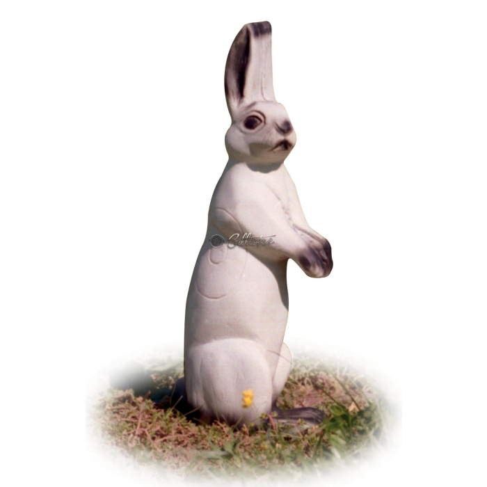 3D Archery Target White Hare