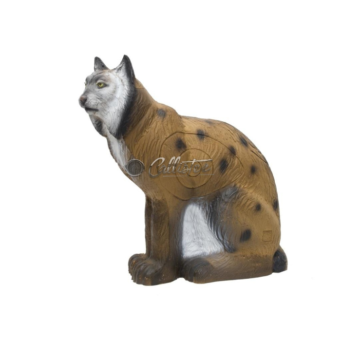 3D-Bogenscheibe Luchs Sitzend
