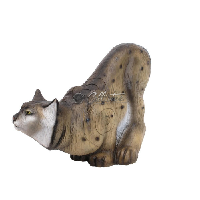 3D-Bogenschießziel Luchs für die Jagd