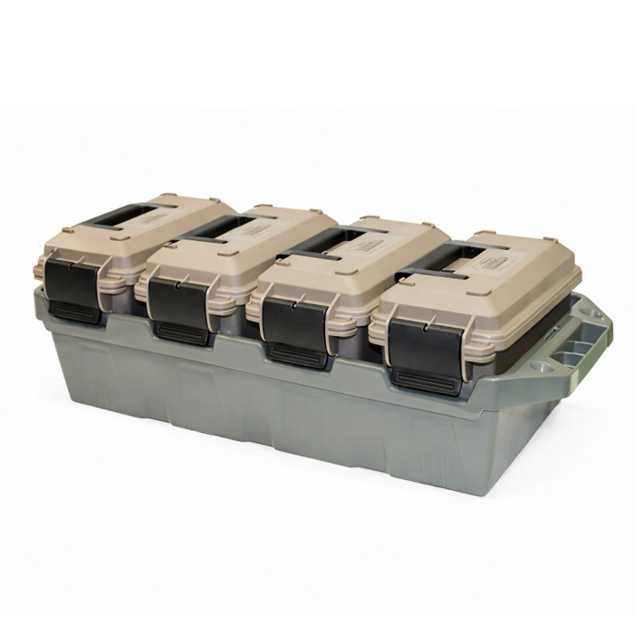 MTM AC4C Cassetta con 4-Can Ammo Crate 30 Cal. Dark Earth
