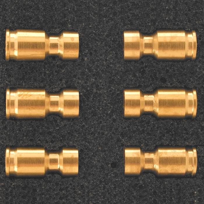 Aravons Kit 6 Patronenhülsen 9x19 Luger Parabellum Indoor-Schießen