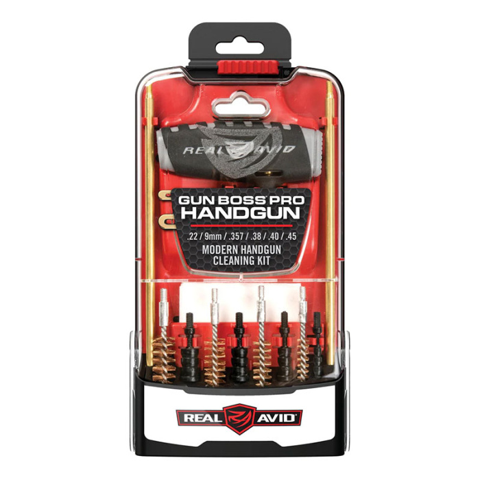 REAL AVID Gun Boss Pro Kit de Limpieza para Armas Cortas #AVGBPRO-P