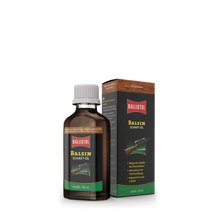 BALLISTOL BALSIN Olio per calci Marrone Scuro 50 ml