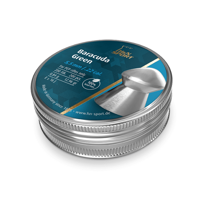 H&N Baracuda Green 5.50mm 0,84g/12.96gr (200pz)