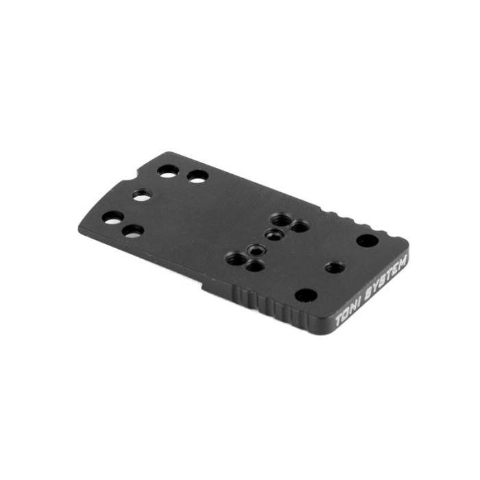 TONI SYSTEM Base Piastrina a coda di rondine (tipo A) per red dot per CZ Shadow