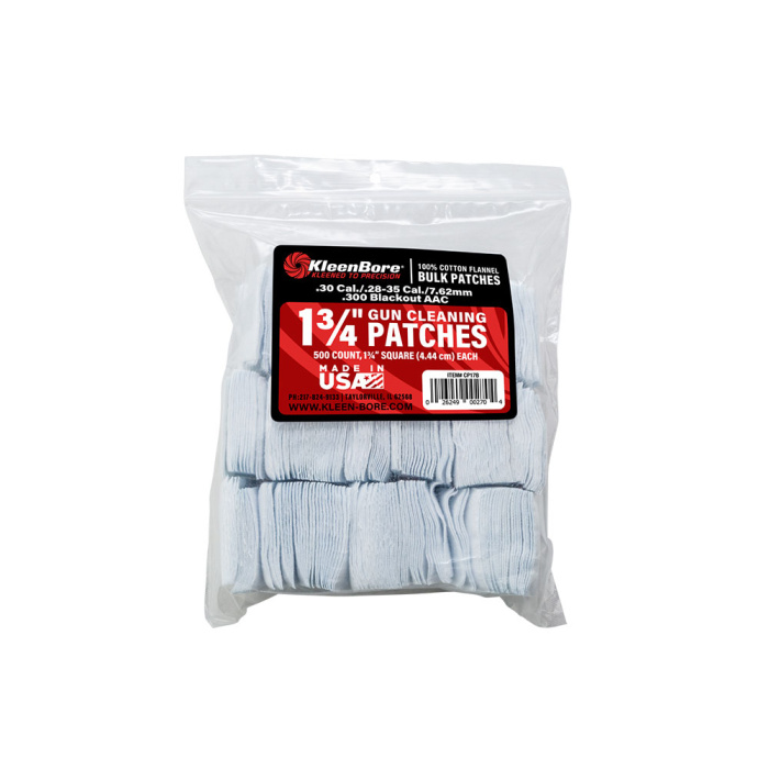 KLEENBORE Pezzuole in cotone 1,75″ per cal .280/.35 (500pz) #CP17B