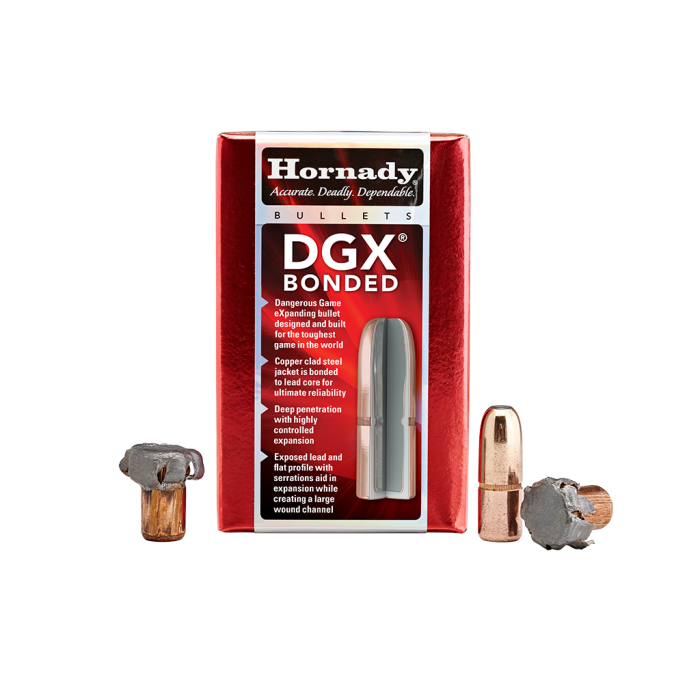 HORNADY DGX® Bonded (Dangerous Game™ eXpanding) Palle da Carabina *Gruppo