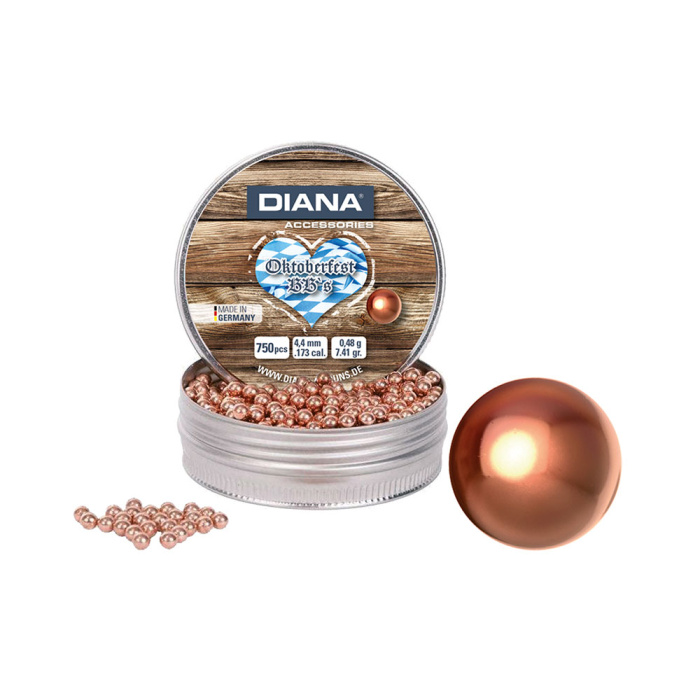 DIANA Pallino Sferico Octoberfest BB 4.40mm 0.48/7.41gr (750pz)
