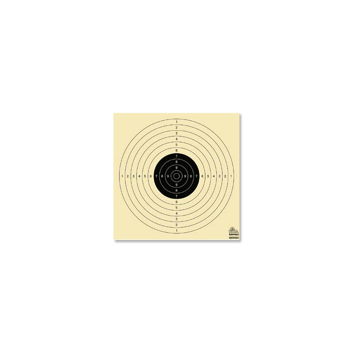 EDELMANN Bersagli numerati per Carabina/Pistola/Avancarica 100/50/25 metri (125 pz) #4000N