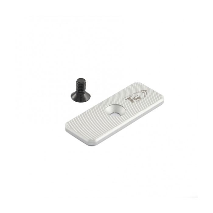 TONI SYSTEM Pulsante Sgancio Maggiorato foro centrale 42mmx16mm cal. 12/.20 Grigio