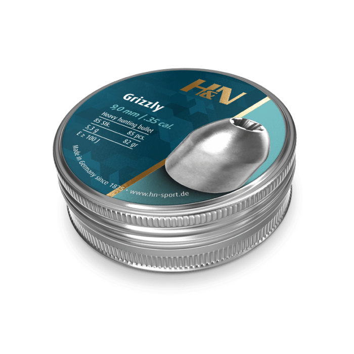 H&N Grizzly 9.0mm 5,3g/82gr (60pz)